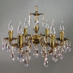Подвесная люстра Ambiente by Brizzi Benisa 2226/6 PB Tear Drop 250_100_Array